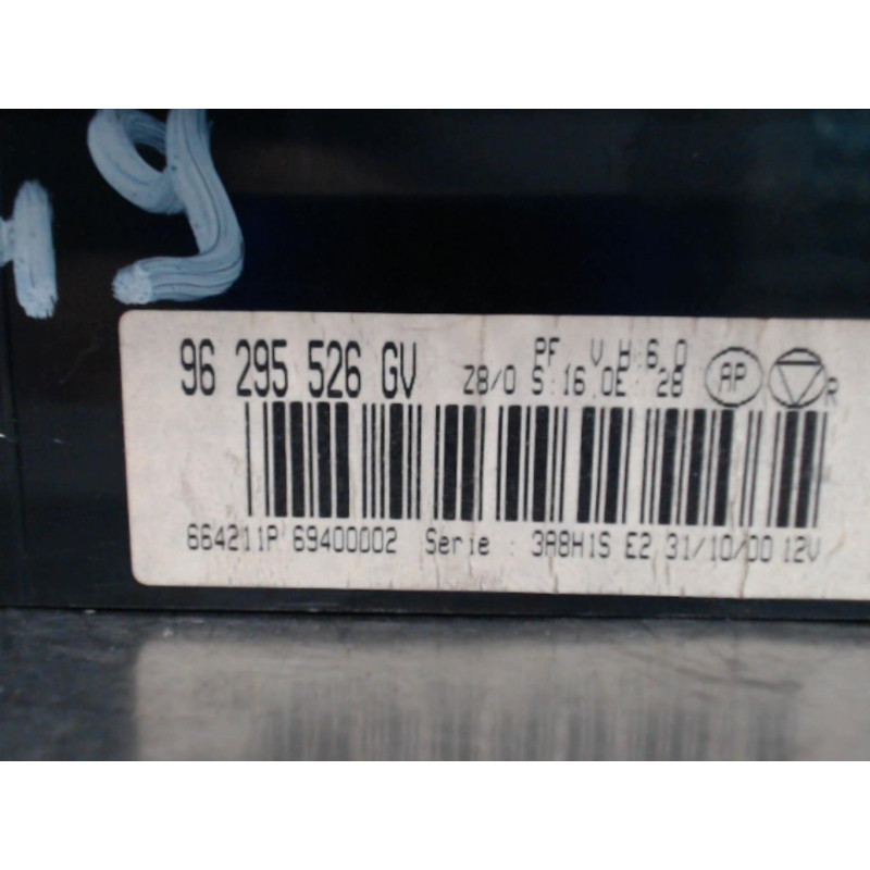 Commande chauffage PEUGEOT 607