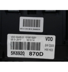 Compteur VOLKSWAGEN GOLF 6 Photo n°5