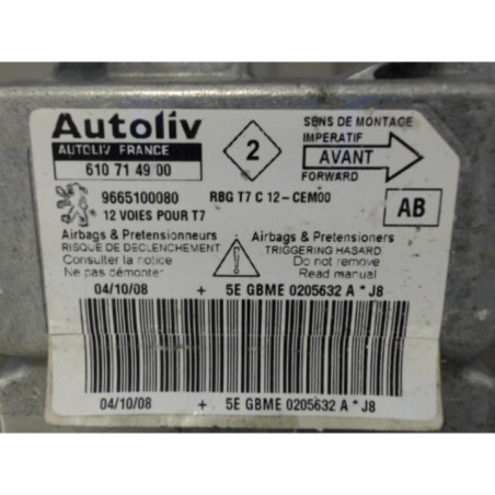 Boitier air bag PEUGEOT 308 1