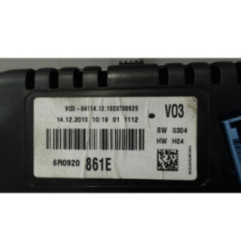 Compteur VOLKSWAGEN POLO 5 Photo n°3