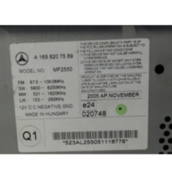 Autoradio d'origine MERCEDES CLASSE A 169 Photo n°3