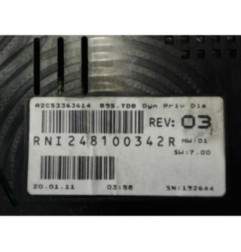 Compteur RENAULT MEGANE 3 Photo n°3