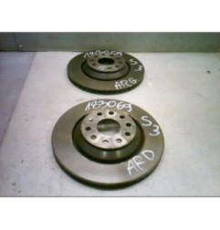 Paire de disques arriere (freinage) AUDI A3 2 Photo n°1