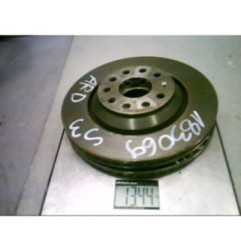 Paire de disques arriere (freinage) AUDI A3 2 Photo n°3