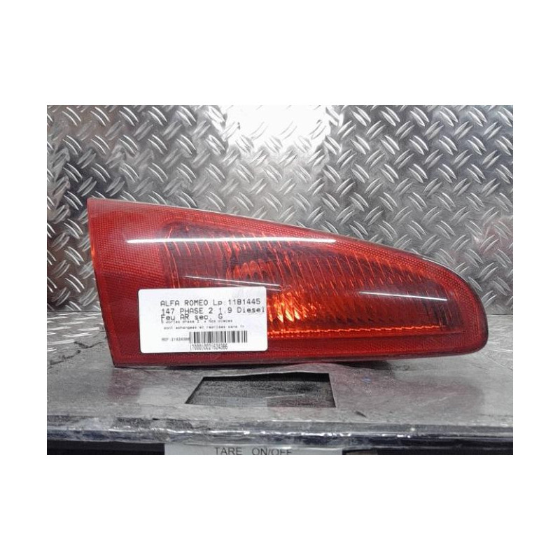 Feu arriere secondaire gauche (feux) ALFA ROMEO 147