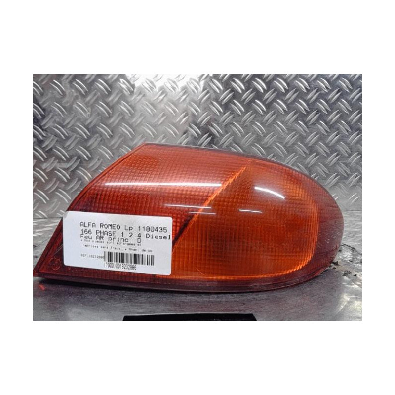 Feu arriere principal droit (feux) ALFA ROMEO 166